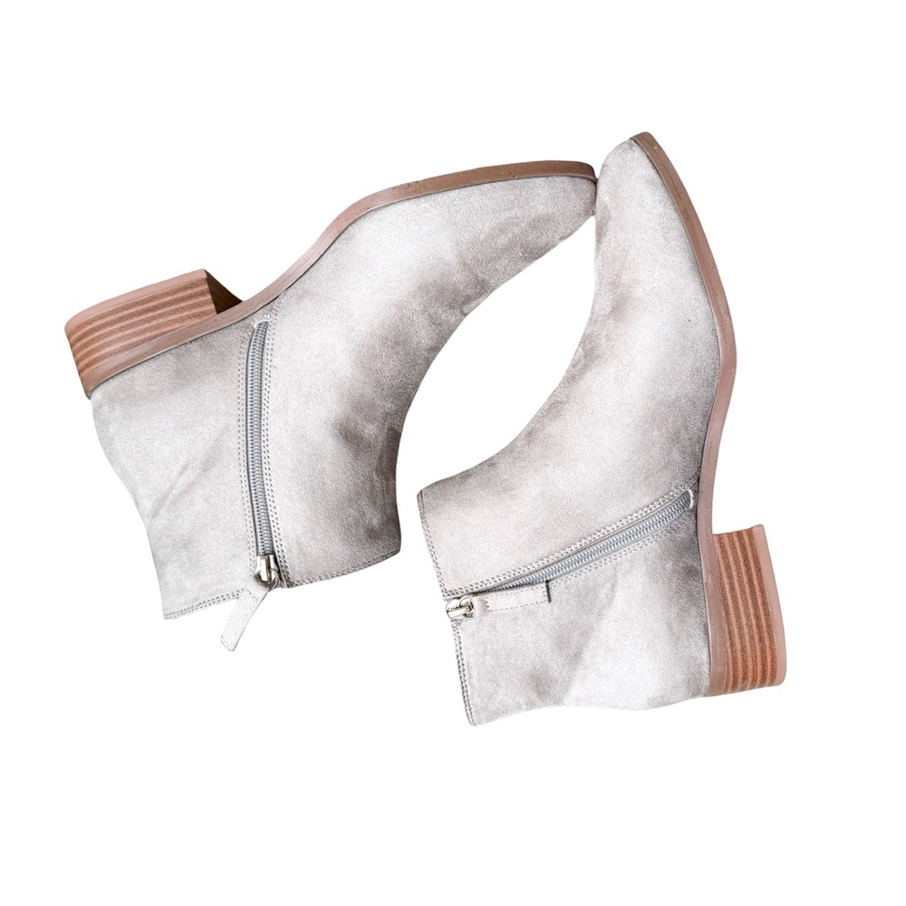 J. Crew Beige Suede Ankle Booties - Picture 4 of 15